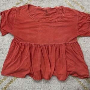 We The Free Terracotta Blouse